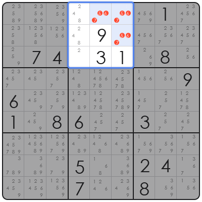 sudoku nyt hint